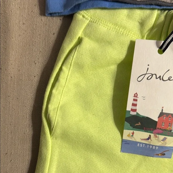 Joules Blue Shark T-Shirt and Yellow Shorts Set - Picture 7 of 7